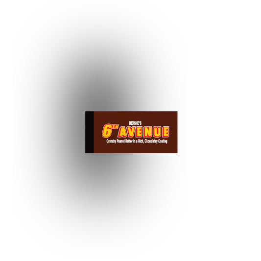 Food Snacks and Drinks 1x2 Tile: 6th Avenue Candy Bar