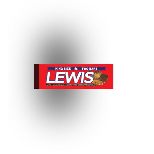 Food Snacks and Drinks 1x3 Tile: Lewis Candy Bar King Size