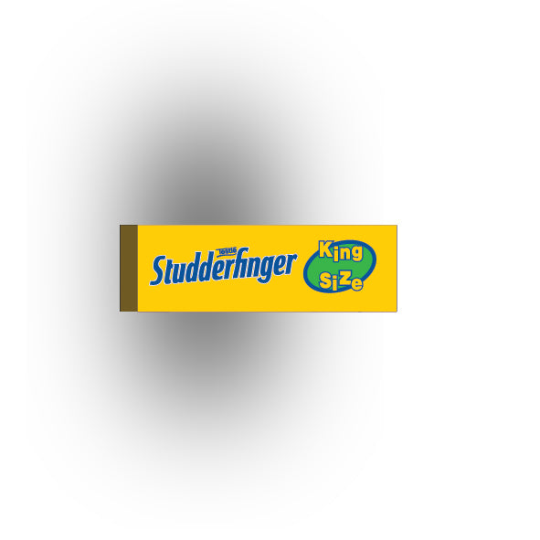 Food Snacks and Drinks 1x3 Tile: Studderfinger Candy Bar King Size