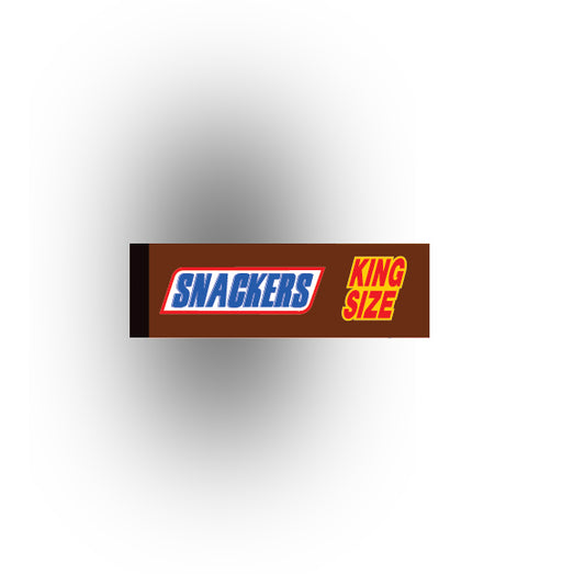 Food Snacks and Drinks 1x3 Tile: Snackers Candy Bar King Size