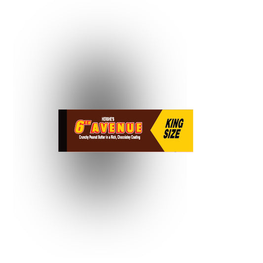 Food Snacks and Drinks 1x3 Tile: 6th Avenue Candy Bar King Size