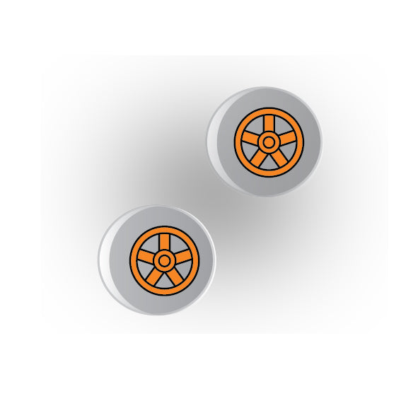 Valves 1x1 Clear Round Tile: Style 2
