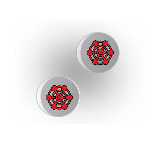 Valves 1x1 Clear Round Tile: Style 5
