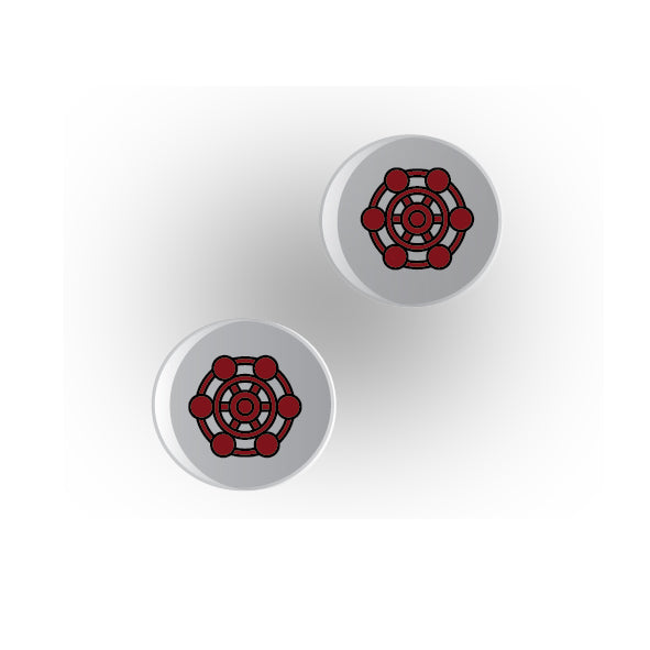 Valves 1x1 Clear Round Tile: Style 5