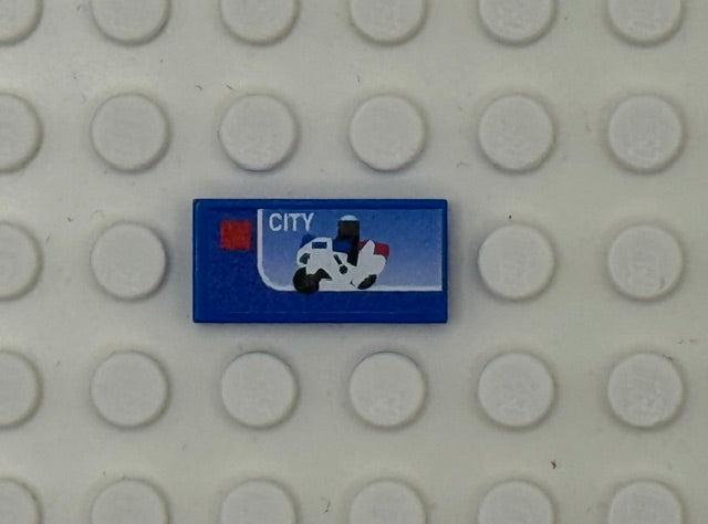 Toys and Games 1x2 Tile: City Style 1