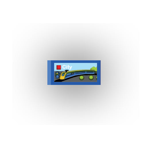 Toys and Games 1x2 Tile: City Style 2