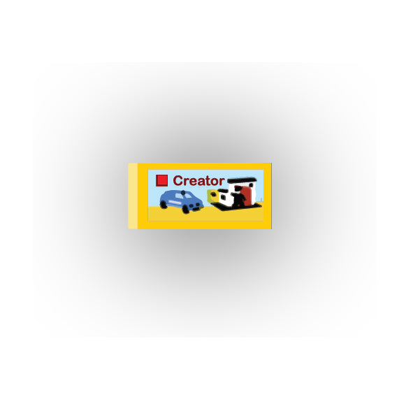 Toys and Games 1x2 Tile: Create Style 3