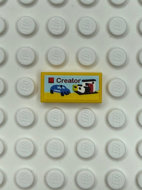 Toys and Games 1x2 Tile: Create Style 3