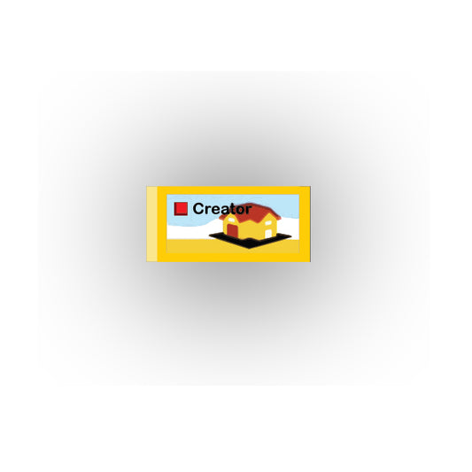 Toys and Games 1x2 Tile: Create Style 4