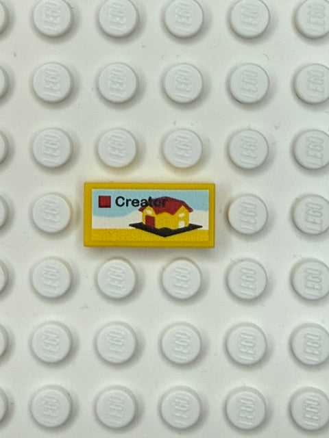 Toys and Games 1x2 Tile: Create Style 4