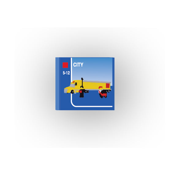 Toys and Games 2x2 Tile: City Style 1