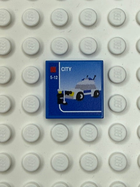 Toys and Games 2x2 Tile: City Style 3