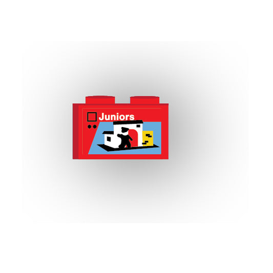 Toys and Games 1x2 Brick: Junior Style 1