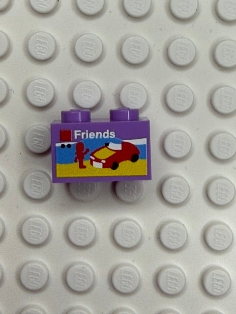 Toys and Games 1x2 Brick: Freiends Style 2