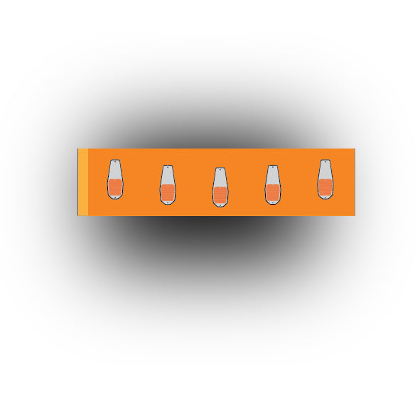 Car And Truck 1x4 Tile: Cab Lights (Multiple Colors)