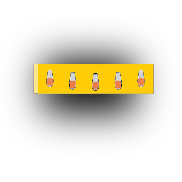 Car And Truck 1x4 Tile: Cab Lights (Multiple Colors)
