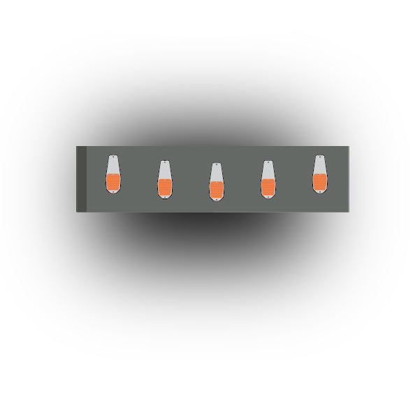 Car And Truck 1x4 Tile: Cab Lights (Multiple Colors)