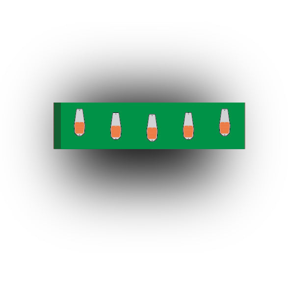 Car And Truck 1x4 Tile: Cab Lights (Multiple Colors)