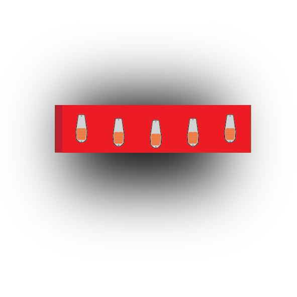 Car And Truck 1x4 Tile: Cab Lights (Multiple Colors)