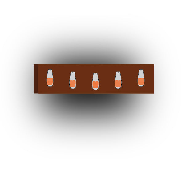 Car And Truck 1x4 Tile: Cab Lights (Multiple Colors)