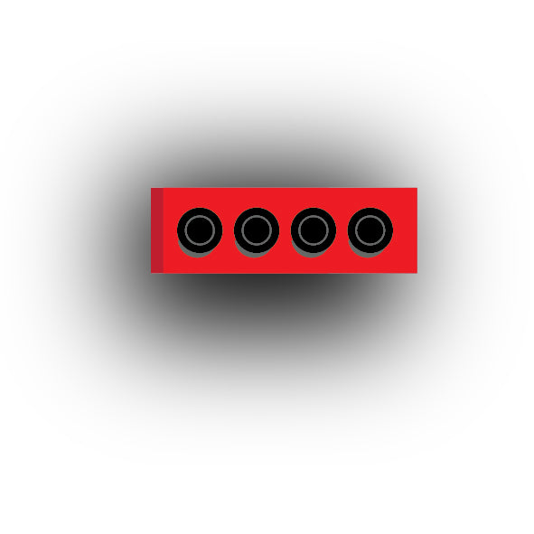 Car And Truck 1x3 Tile: Engine Header (Multiple Colors)