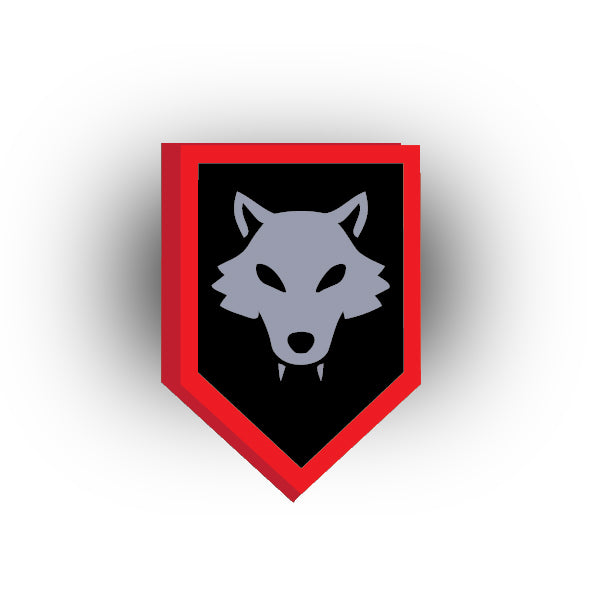 Castle 2x3 Pentagonal Tile: Wolf Pack (Modern)