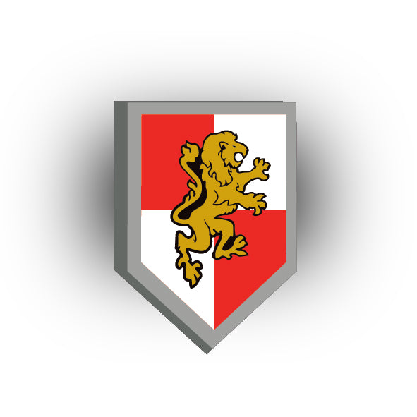 Castle 2x3 Pentagonal Tile: Lion Kingdom