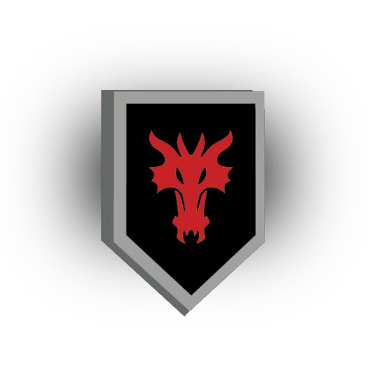 Castle 2x3 Pentagonal Tile: Red Dragons