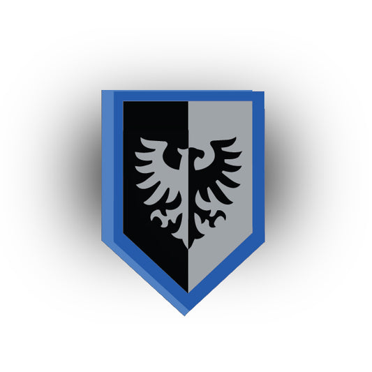 Castle 2x3 Pentagonal Tile: Black Falcons (Modern)