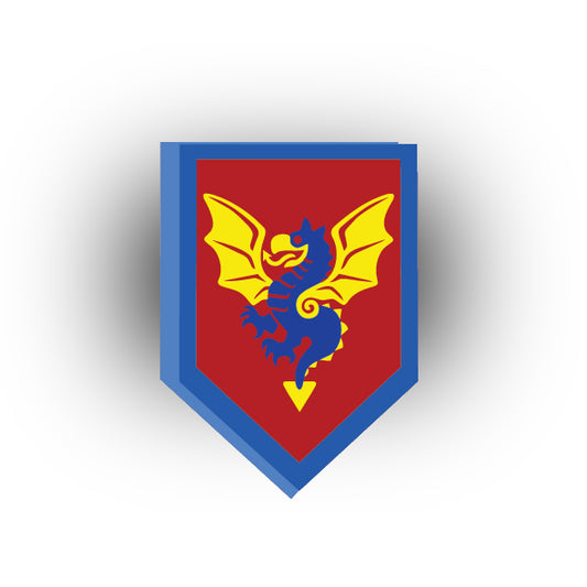 Castle 2x3 Pentagonal Tile: Black Knights