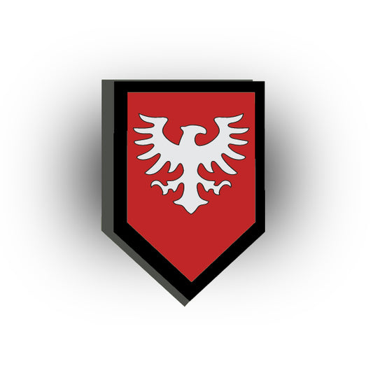 Castle 2x3 Pentagonal Tile: Red Falcons