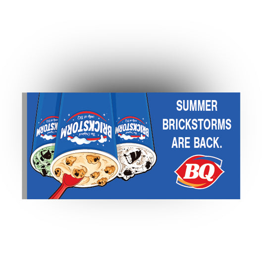 UV Printed Billboards 8x16 Tile: BQ Ice Cream