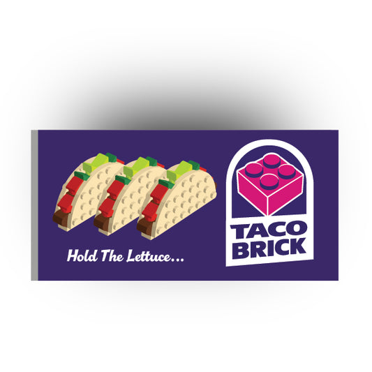UV Printed Billboards 8x16 Tile: Taco Brick