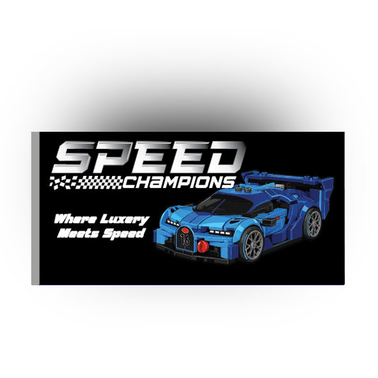 UV Printed Billboards 8x16 Tile: Speed Champions
