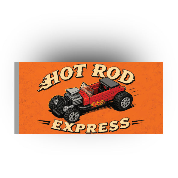 UV Printed Billboards 8x16 Tile: Hot Rod Express