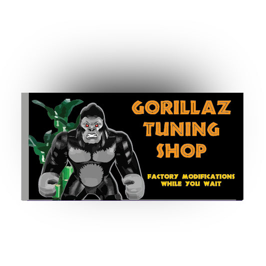 UV Printed Billboards 8x16 Tile: Gorillaz Tuning Shop