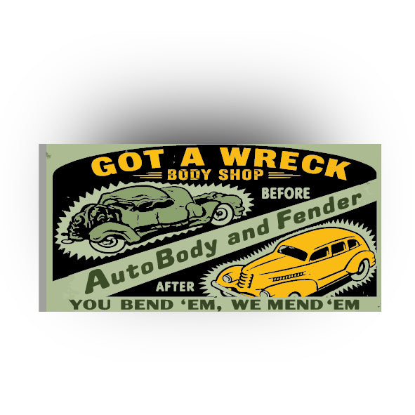 UV Printed Billboards 8x16 Tile: Got a wreck body shop