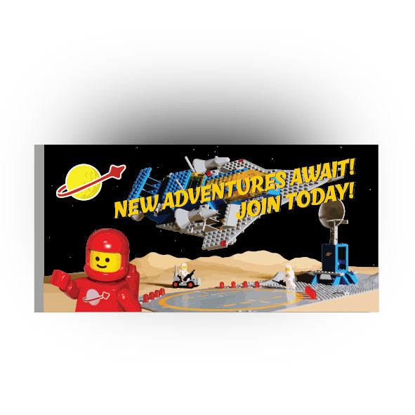 UV Printed Billboards 8x16 Tile: Space Adventure