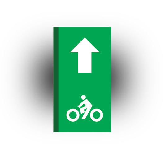 UV Printed City Details 2x4 Tile: Bike Lane Style 1