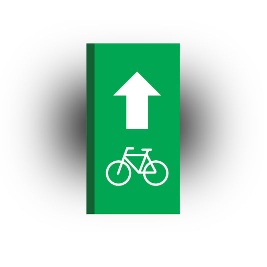 UV Printed City Details 2x4 Tile: Bike Lane Style 3