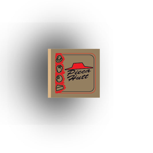 UV Printed Food Snacks and Drinks 2x2 Tile: Pieca Hut Pizza Tan Box